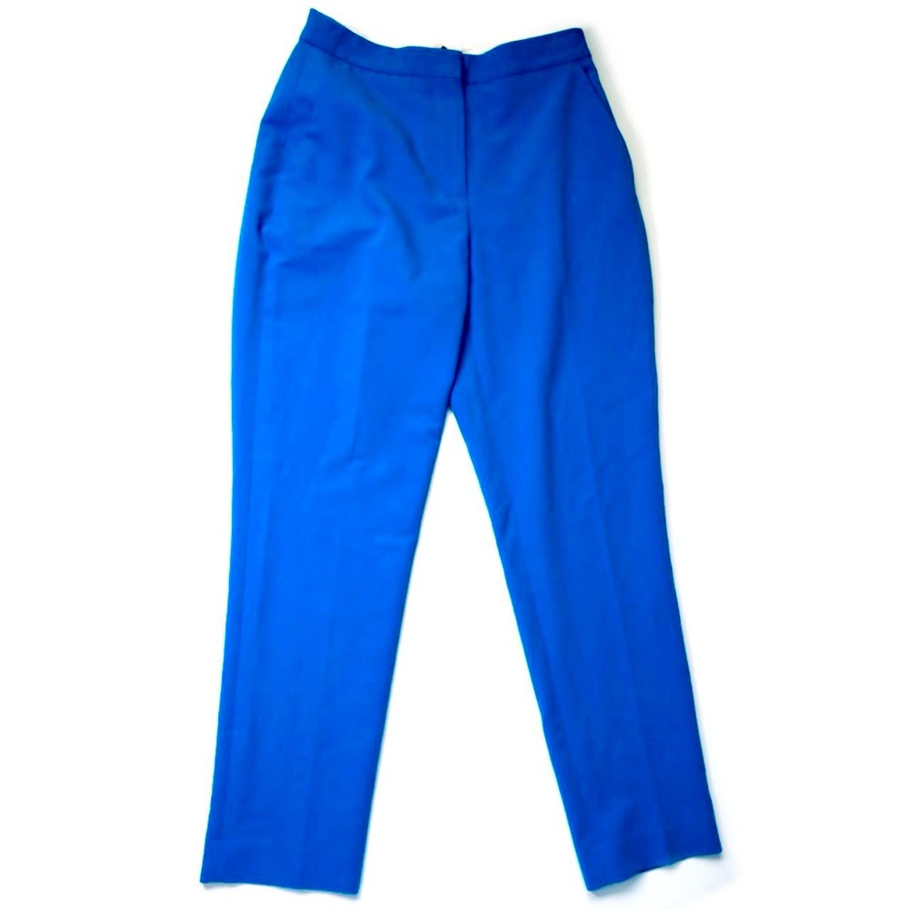 TOPSHOP classic casual dress pants 👖 high-waist in ROYAL 👑 BLUE.